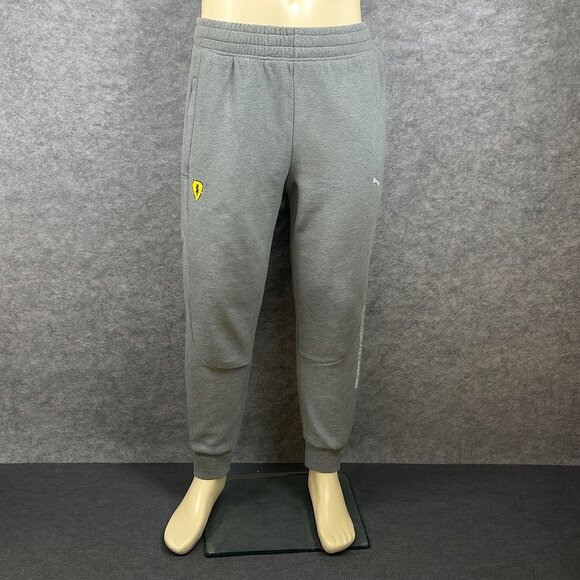 Ferrari Mens Scuderia Ferrari Sweatpants Gray XL Zip pockets Never worn - Picture 1 of 10